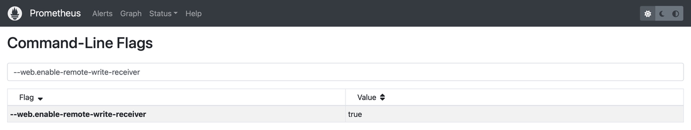 Prometheus Remote Write Enabled